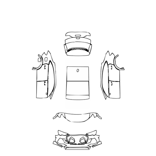 Pre-Cut PPF Audi Q3 Sportback Base 2021 - PPF-Kits