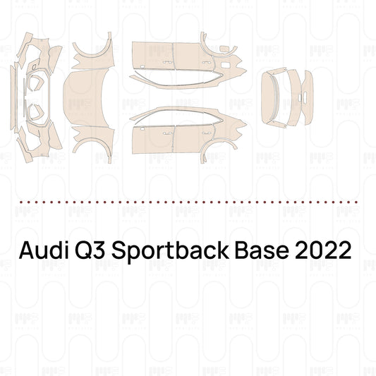Pre-Cut PPF Audi Q3 Sportback Base 2022