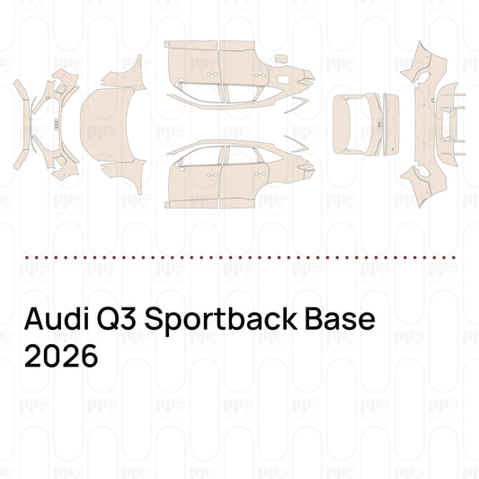 Pre-Cut PPF Audi Q3 Sportback Base 2026