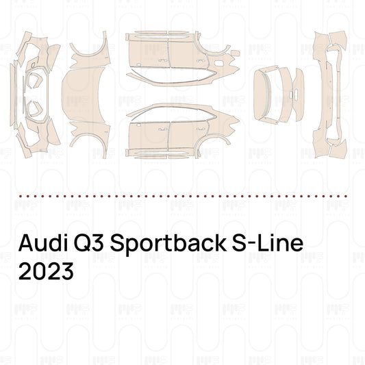 Pre-Cut PPF Audi Q3 Sportback S-Line 2023