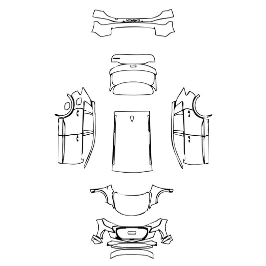 Pre-Cut PPF Audi Q4 e-tron SUV Sline 2023 - PPF-Kits