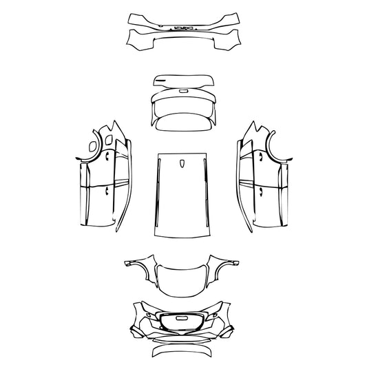 Pre-Cut PPF Audi Q4 e-tron SUV Sport 2023 - PPF-Kits