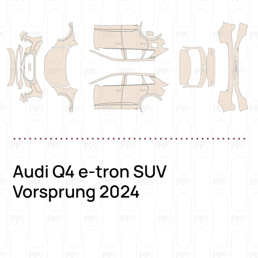Pre-Cut PPF Audi Q4 e-tron SUV Vorsprung 2024