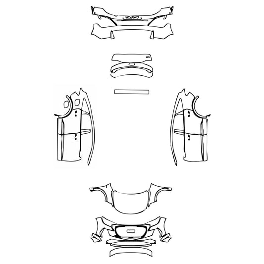 Pre-Cut PPF Audi Q4 e-tron Sportback S-Line 2023 - PPF-Kits