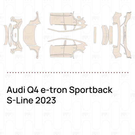 Pre-Cut PPF Audi Q4 e-tron Sportback S-Line 2023