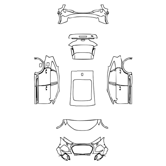 Pre-Cut PPF Audi Q5 Q5 Sportback (Standard Wheelbase) 2021 - PPF-Kits