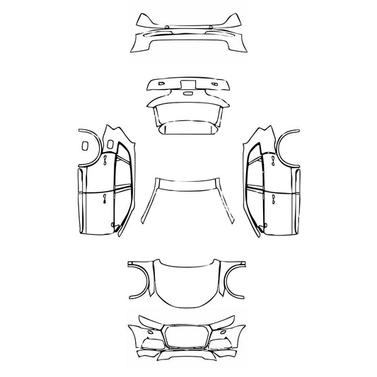 Pre-Cut PPF Audi Q5 Standard Wheelbase Base 2018 - PPF-Kits