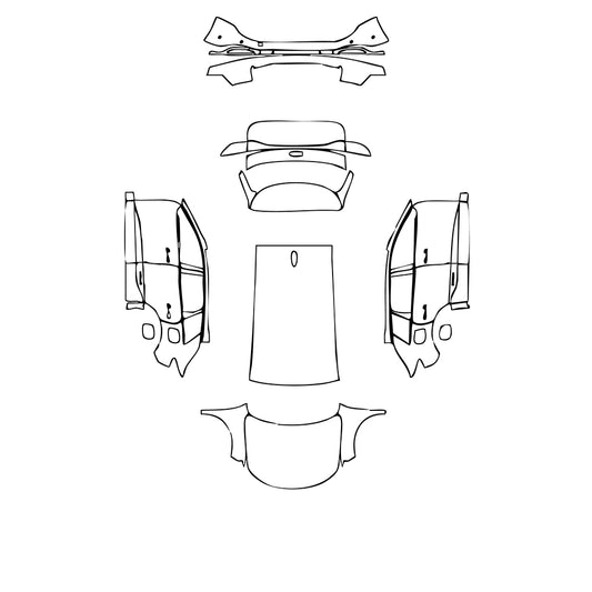 Pre-Cut PPF Audi Q6 e-tron SUV Base 2024 - PPF-Kits