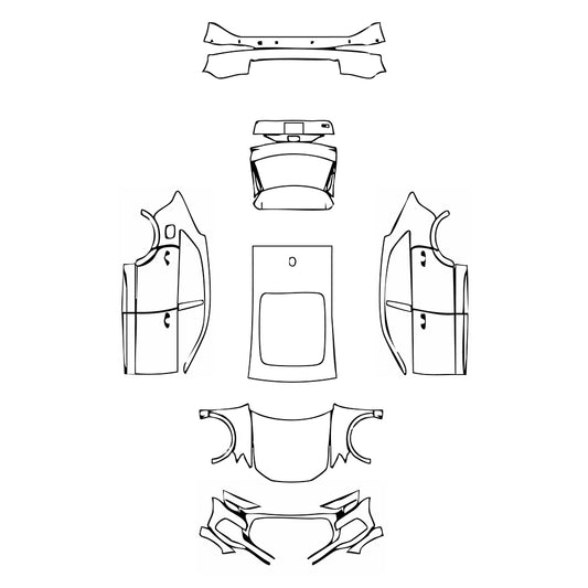 Pre-Cut PPF Audi Q8 Base 2018 - PPF-Kits