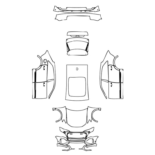 Pre-Cut PPF Audi Q8 Base 2024 - PPF-Kits