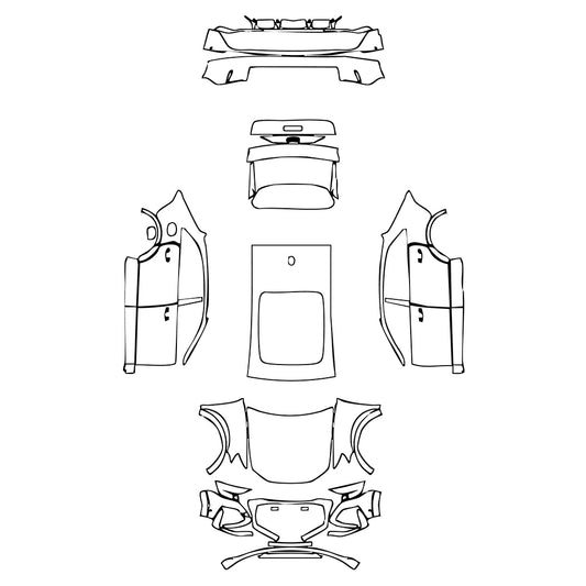 Pre-Cut PPF Audi Q8 RS Q8 2024 - PPF-Kits