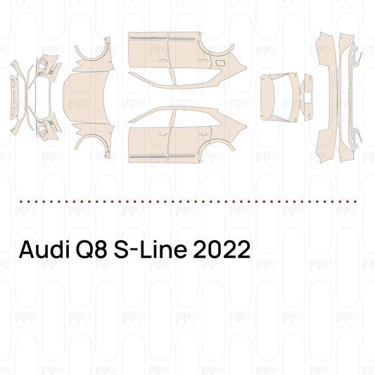 Pre-Cut PPF Audi Q8 S-Line 2022