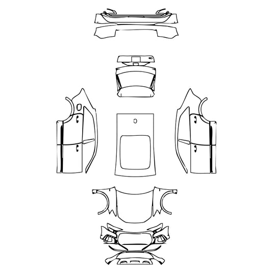 Pre-Cut PPF Audi Q8 S-line 2021 - PPF-Kits