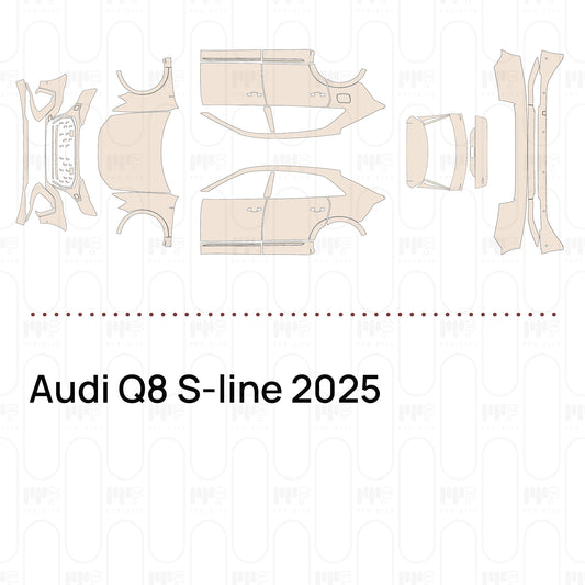 Pre-Cut PPF Audi Q8 S-line 2025