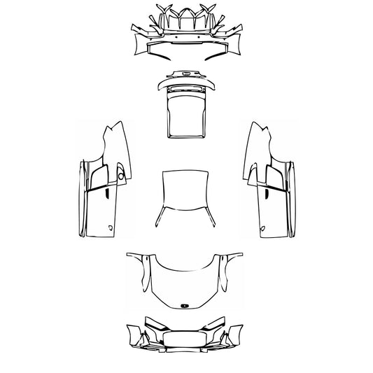 Pre-Cut PPF Audi R8 V10 Performance Coupe 2022 - PPF-Kits