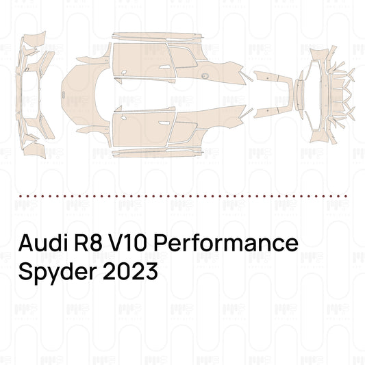 Pre-Cut PPF Audi R8 V10 Performance Spyder 2023