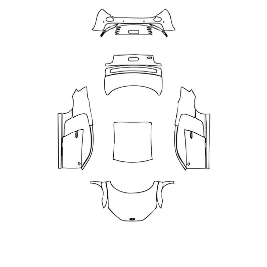 Pre-Cut PPF Audi R8 V8 Coupe 2009 - PPF-Kits