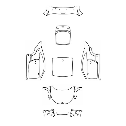 Pre-Cut PPF Audi TT TT Coupe Base 2022 - PPF-Kits