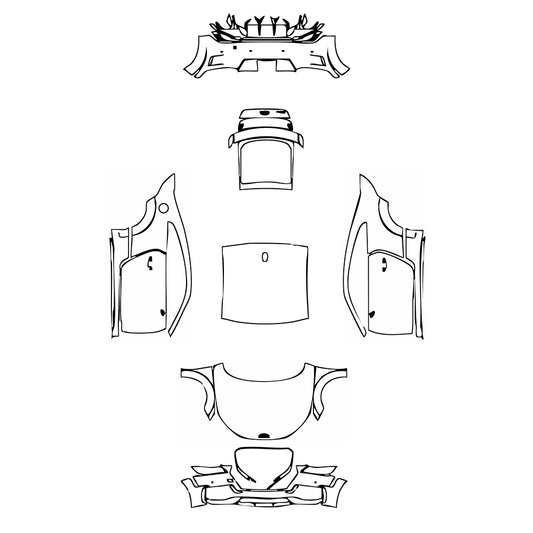 Pre-Cut PPF Audi TT TT RS Coupe 2021 - PPF-Kits