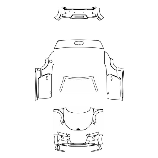 Pre-Cut PPF Audi TT TT Roadster S-line 2022 - PPF-Kits