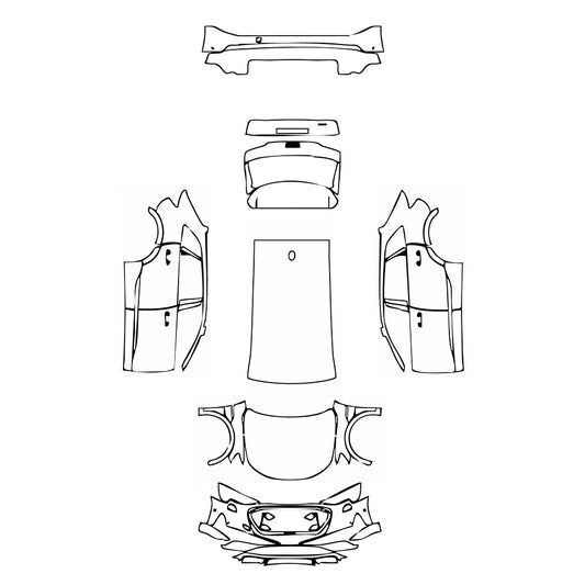 Pre-Cut PPF Audi e-tron e-tron Base 2023 - PPF-Kits