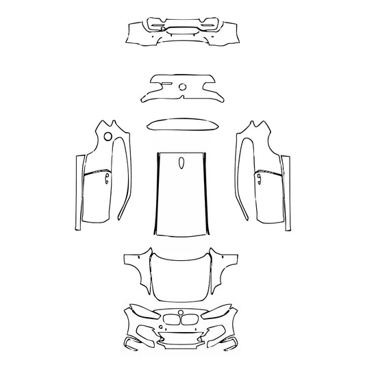Pre-Cut PPF BMW 1 Series 3-door Sports Hatch M140i 2016 - PPF-Kits