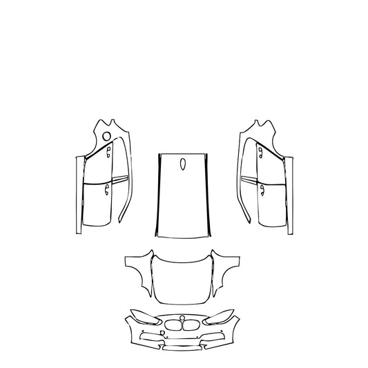 Pre-Cut PPF BMW 1 Series 5-door Sports Hatch SE 2016 - PPF-Kits