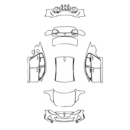 Pre-Cut PPF BMW 1 Series Sports Sedan M Sport 2021 - PPF-Kits