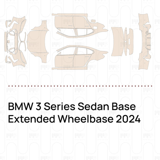 Pre-Cut PPF BMW 3 Series Sedan Base Extended Wheelbase 2024