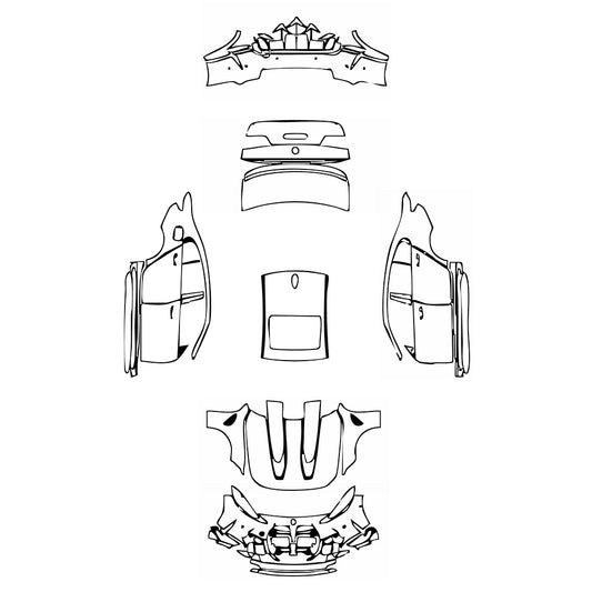 Pre-Cut PPF BMW 3 Series Sedan M3 CS 2025 - PPF-Kits