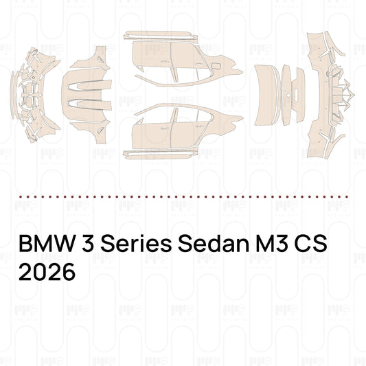 Pre-Cut PPF BMW 3 Series Sedan M3 CS 2026