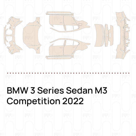 Pre-Cut PPF BMW 3 Series Sedan M3 Competition 2022