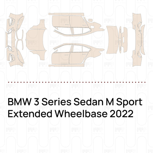 Pre-Cut PPF BMW 3 Series Sedan M Sport Extended Wheelbase 2022
