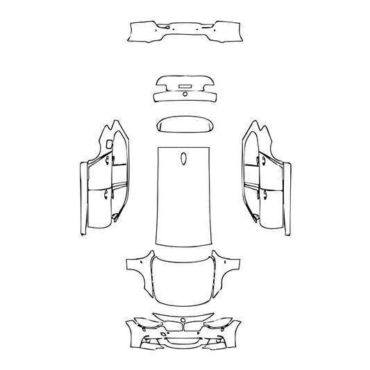 Pre-Cut PPF BMW 3 Series Touring Wagen M Sport 2014 - PPF-Kits