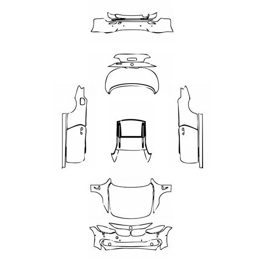 Pre-Cut PPF BMW 4 Series Convertible Luxury Line 2017 - PPF-Kits
