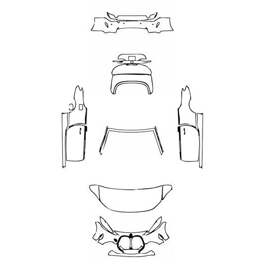 Pre-Cut PPF BMW 4 Series Convertible Luxury Line 2022 - PPF-Kits