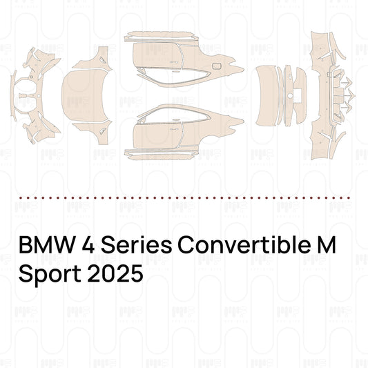 Pre-Cut PPF BMW 4 Series Convertible M Sport 2025