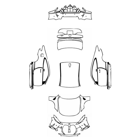 Pre-Cut PPF BMW 4 Series Coupe M4 Competition 2025 - PPF-Kits