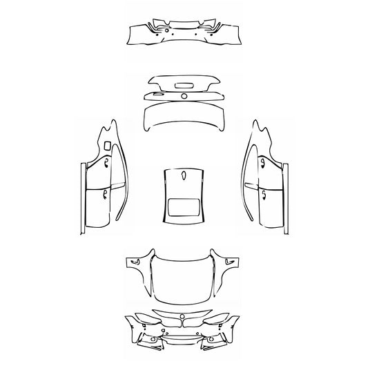 Pre-Cut PPF BMW 4 Series Gran Coupe M Sport 2018 - PPF-Kits