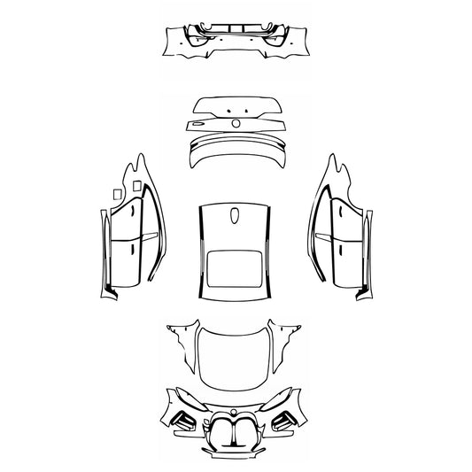 Pre-Cut PPF BMW 4 Series Gran Coupe M Sport 2024 - PPF-Kits