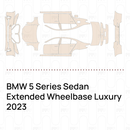 Pre-Cut PPF BMW 5 Series Sedan Extended Wheelbase Luxury 2023
