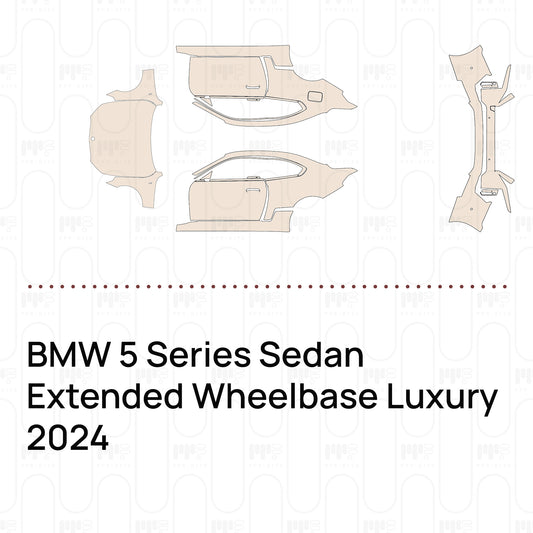 Pre-Cut PPF BMW 5 Series Sedan Extended Wheelbase Luxury 2024