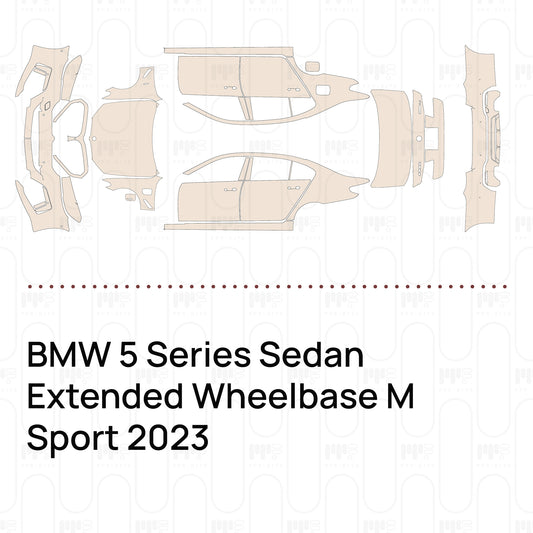 Pre-Cut PPF BMW 5 Series Sedan Extended Wheelbase M Sport 2023