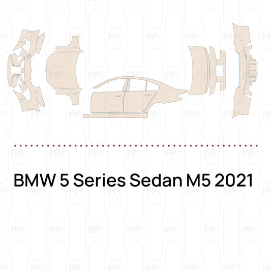 Pre-Cut PPF BMW 5 Series Sedan M5 2021