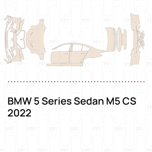 Pre-Cut PPF BMW 5 Series Sedan M5 CS 2022