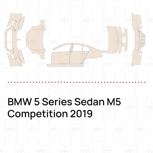Pre-Cut PPF BMW 5 Series Sedan M5 Competition 2019