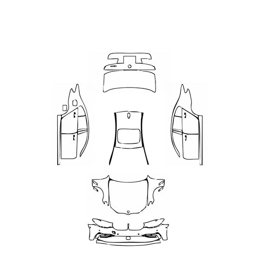 Pre-Cut PPF BMW 5 Series Sedan Standard Wheelbase Base 2018 - PPF-Kits