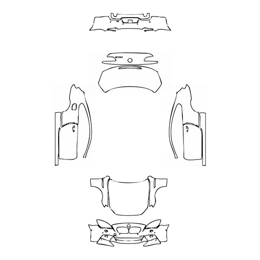 Pre-Cut PPF BMW 6 Series Coupe M Sport 2015 - PPF-Kits