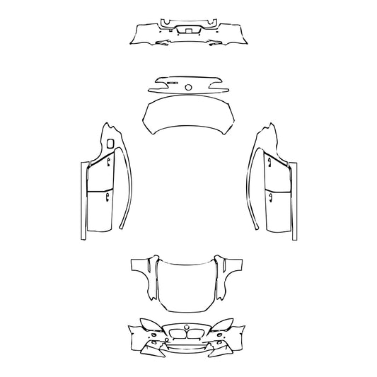 Pre-Cut PPF BMW 6 Series Gran Coupe M Sport 2015 - PPF-Kits