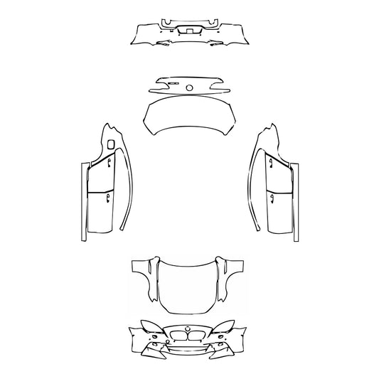Pre-Cut PPF BMW 6 Series Gran Coupe M Sport 2018 - PPF-Kits